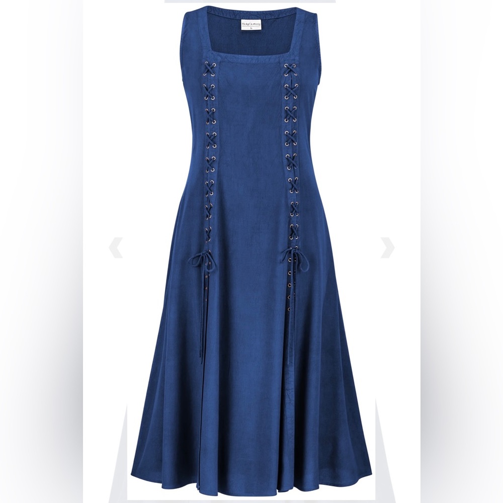 Holy Clothing Amelia Maxi Dress - Blue Medium